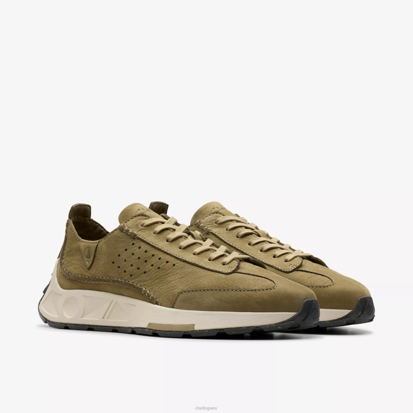 HZVP823 velocidad artesanal nubuck de madera de roble Clarks