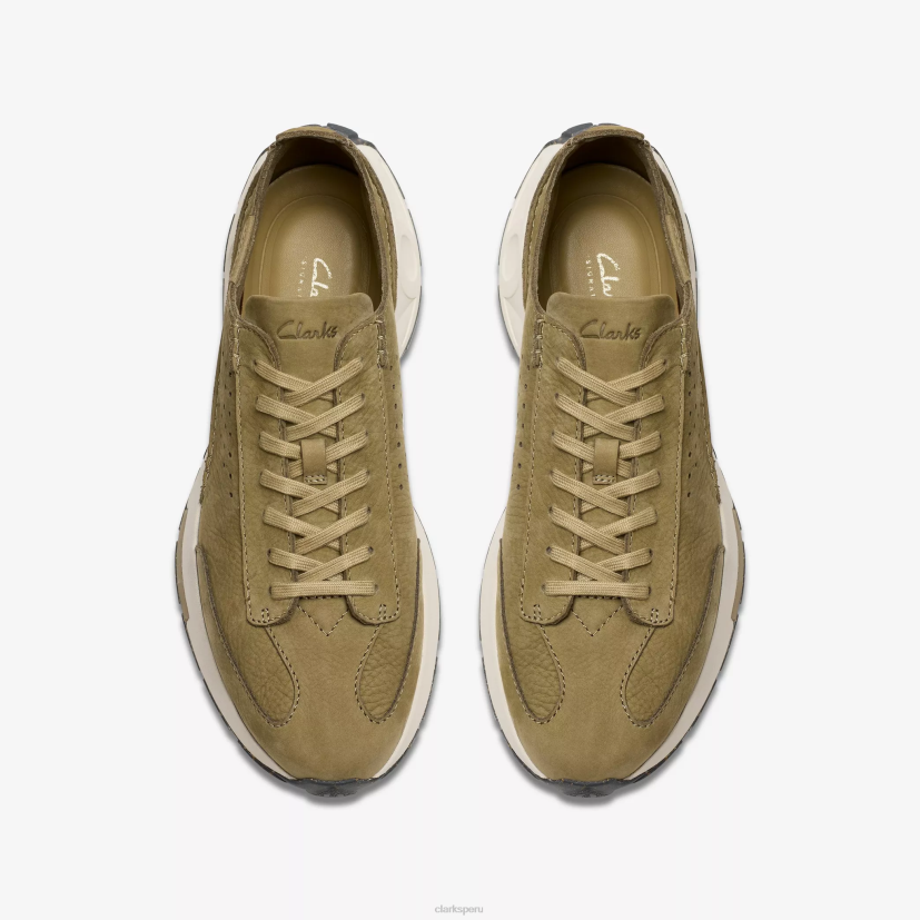 HZVP823 velocidad artesanal nubuck de madera de roble Clarks