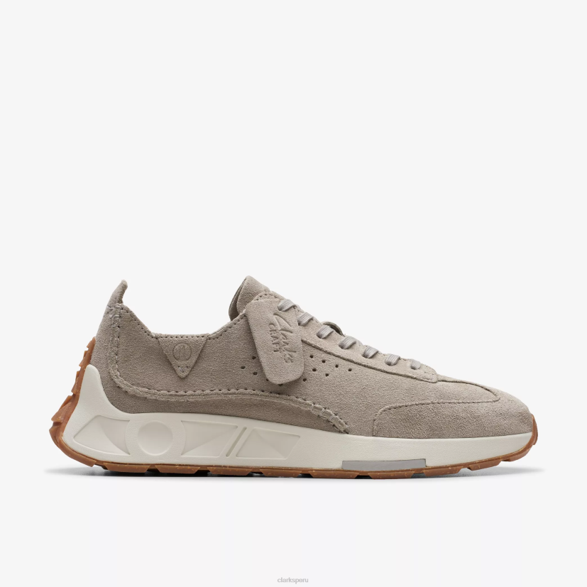 HZVP824 velocidad artesanal ante gris claro Clarks