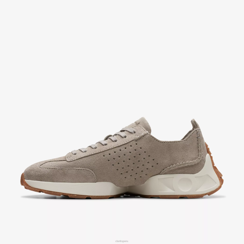 HZVP824 velocidad artesanal ante gris claro Clarks