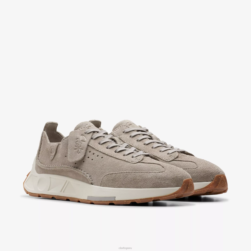 HZVP824 velocidad artesanal ante gris claro Clarks