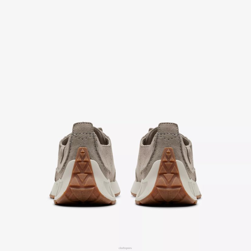 HZVP824 velocidad artesanal ante gris claro Clarks