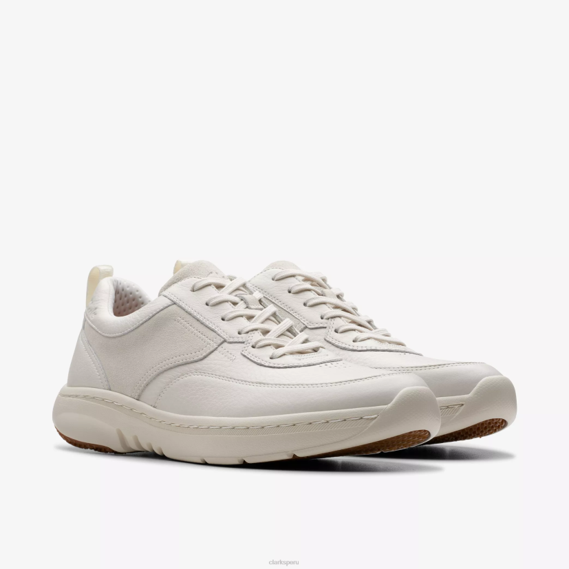 HZVP825 clarks pro encaje cuero blanco Clarks