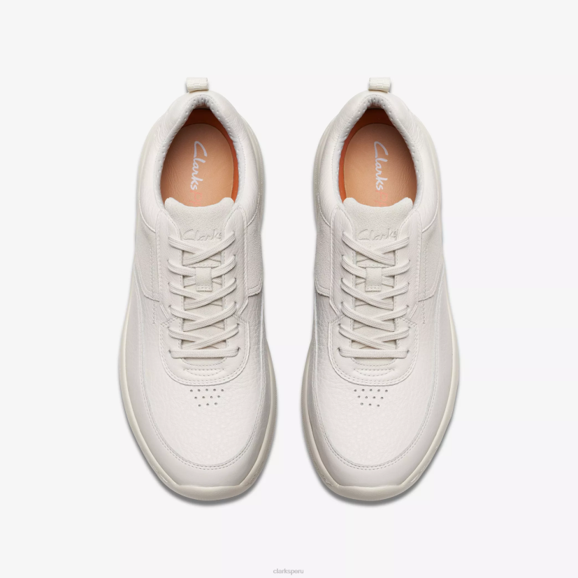 HZVP825 clarks pro encaje cuero blanco Clarks
