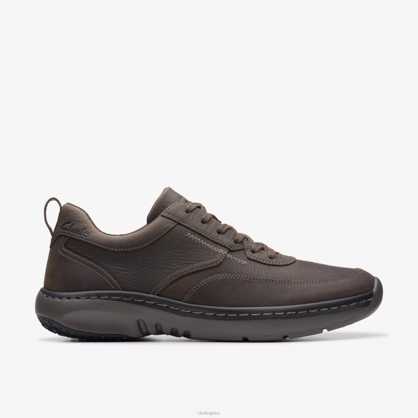 HZVP828 clarks pro encaje marrón oscuro caído Clarks