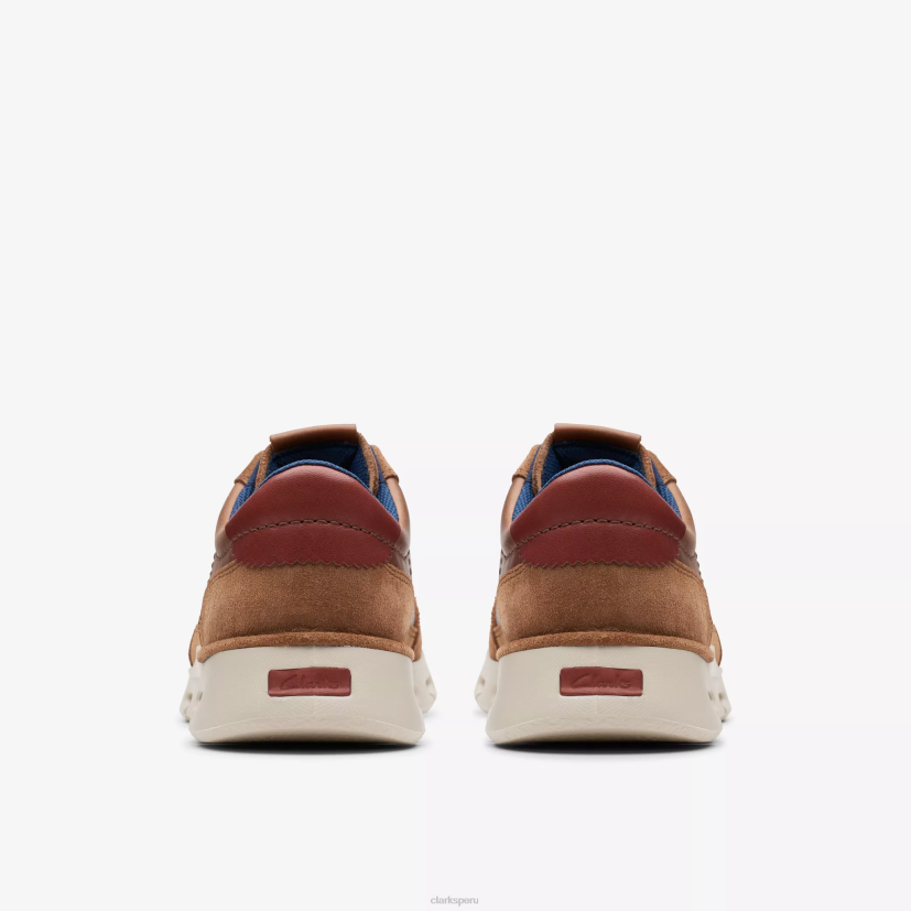HZVP833 naturaleza x uno cuero bronceado oscuro Clarks