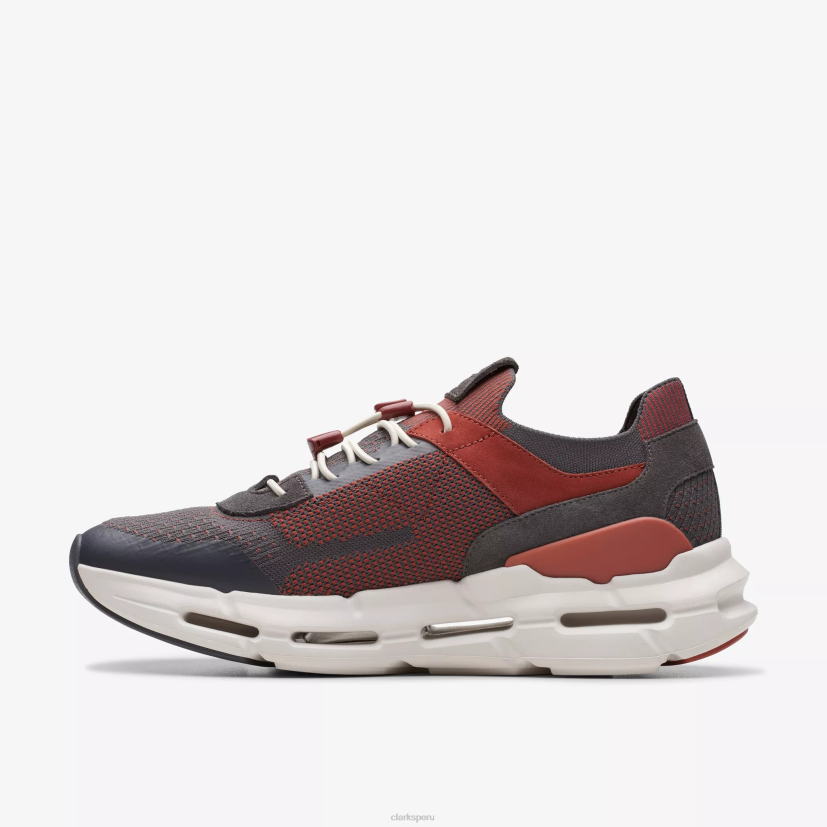 HZVP839 punto nxe combinación gris oscuro Clarks