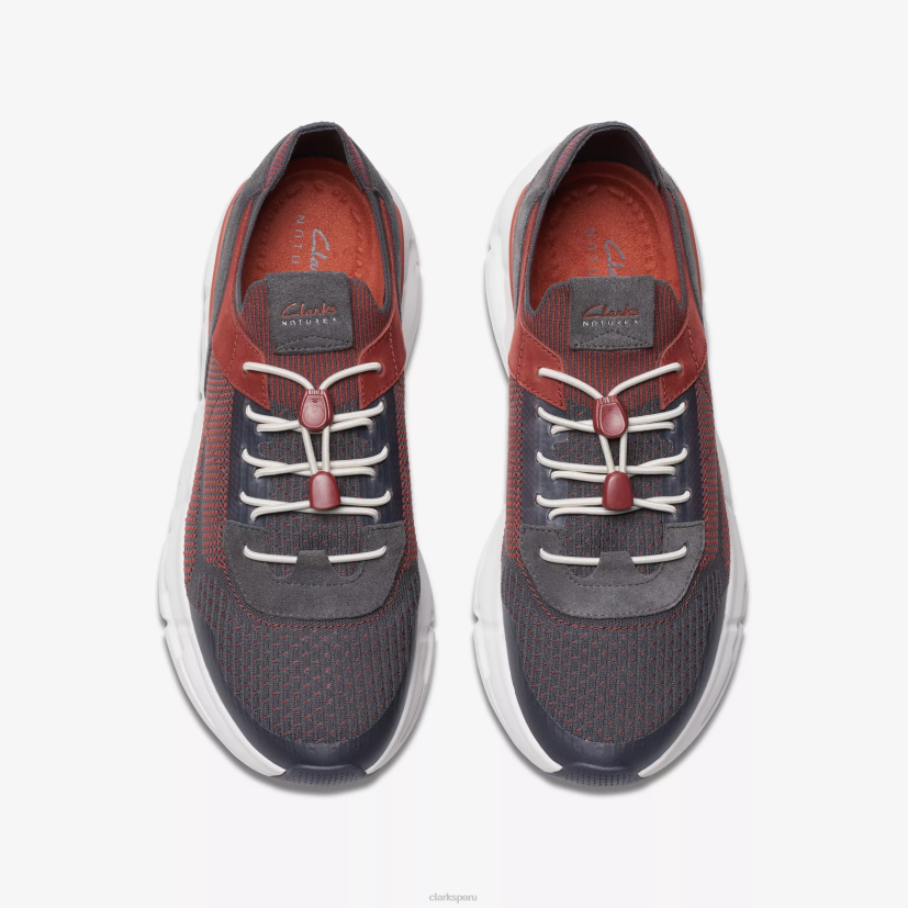 HZVP839 punto nxe combinación gris oscuro Clarks