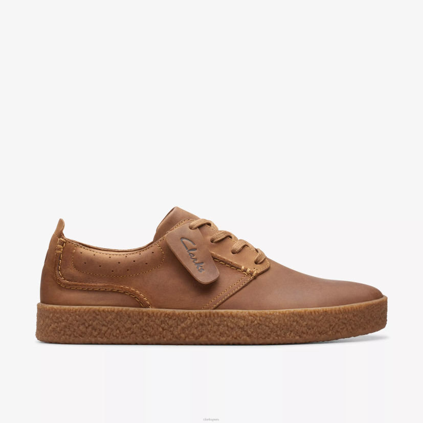 HZVP854 encaje de calle cuero bronceado oscuro Clarks