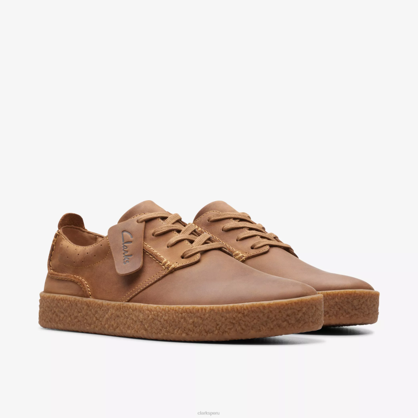 HZVP854 encaje de calle cuero bronceado oscuro Clarks