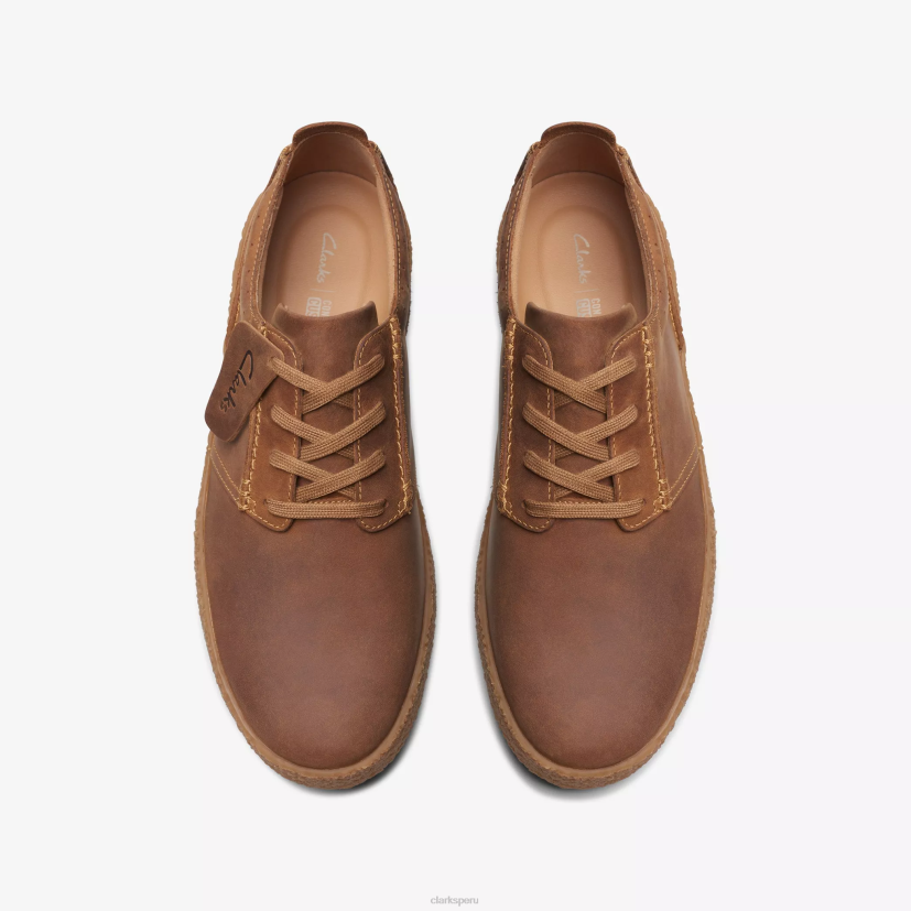 HZVP854 encaje de calle cuero bronceado oscuro Clarks