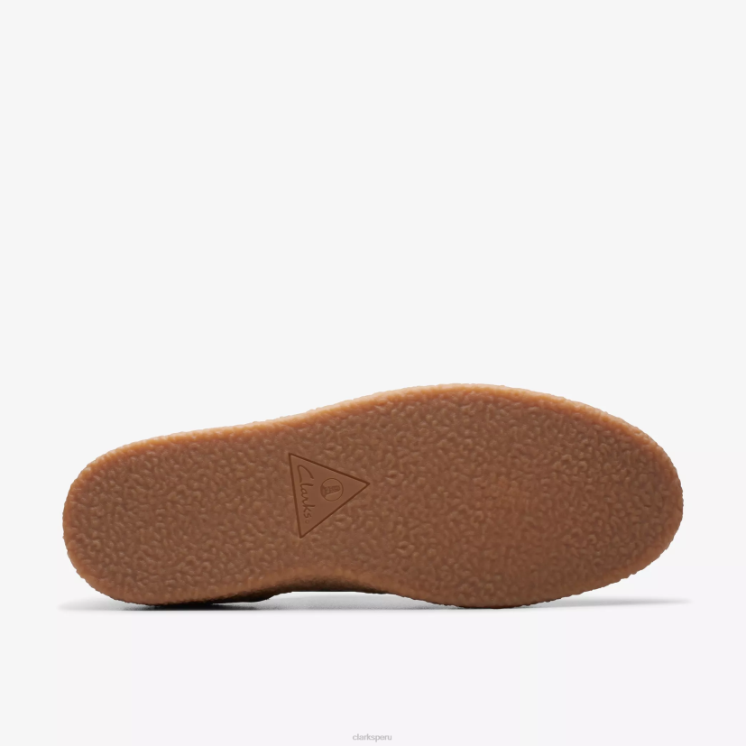 HZVP855 encaje de calle cuero oliva oscuro Clarks