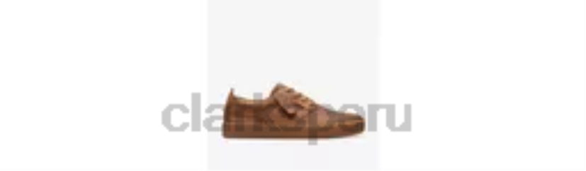 HZVP855 encaje de calle cuero oliva oscuro Clarks