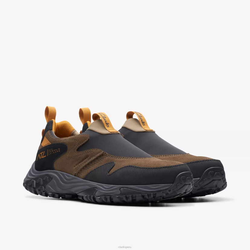HZVP856 atl walk step impermeable ante oliva oscuro Clarks
