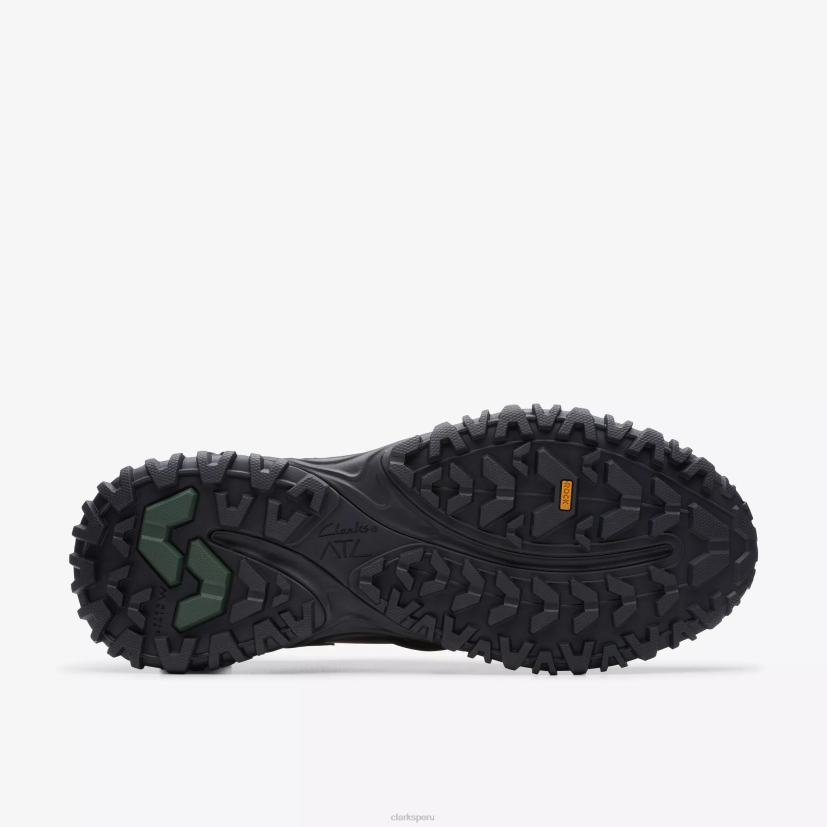 HZVP861 atl caminar ir impermeable cuero marrón oscuro Clarks
