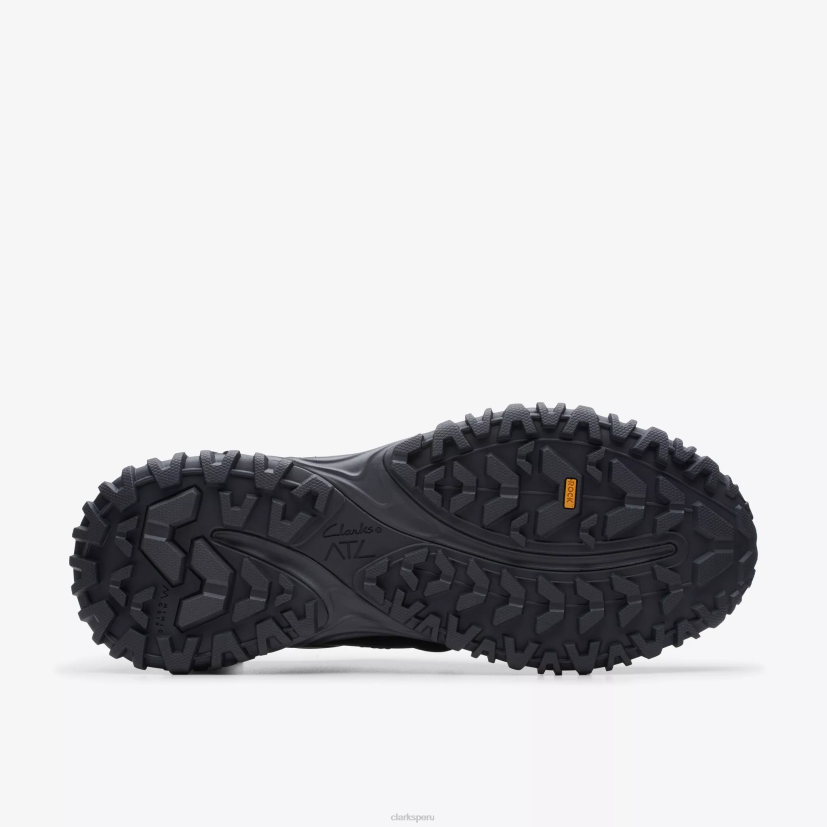 HZVP862 atl caminar ir impermeable cuero negro Clarks
