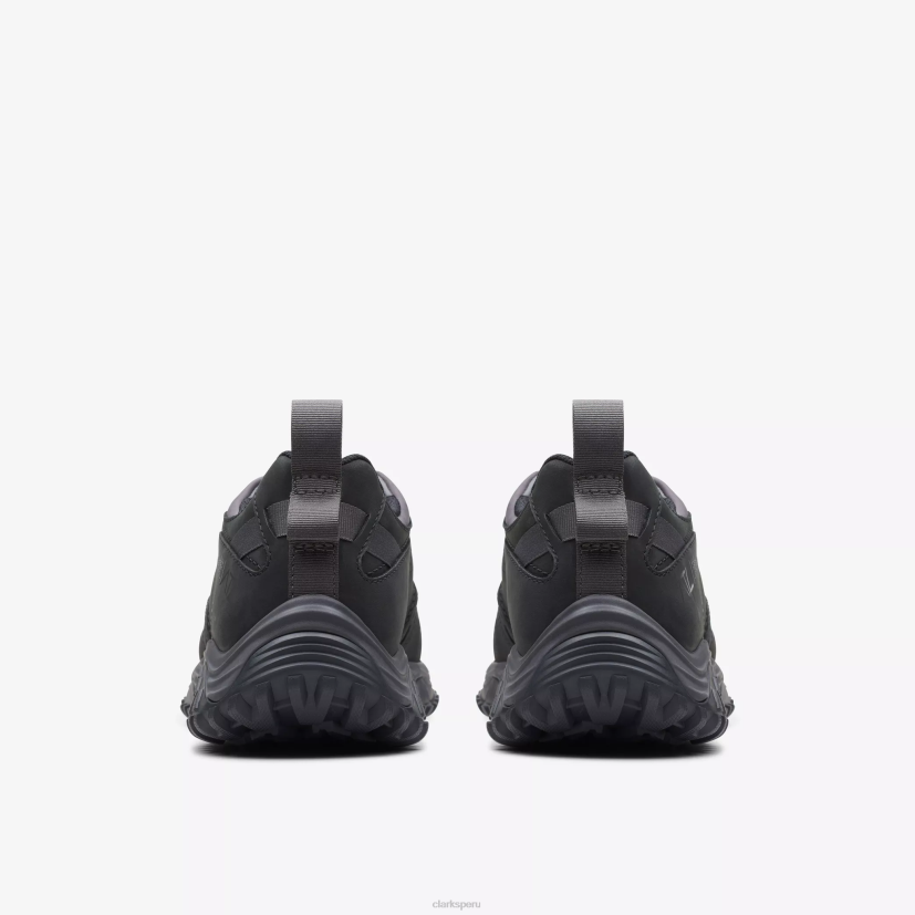 HZVP862 atl caminar ir impermeable cuero negro Clarks