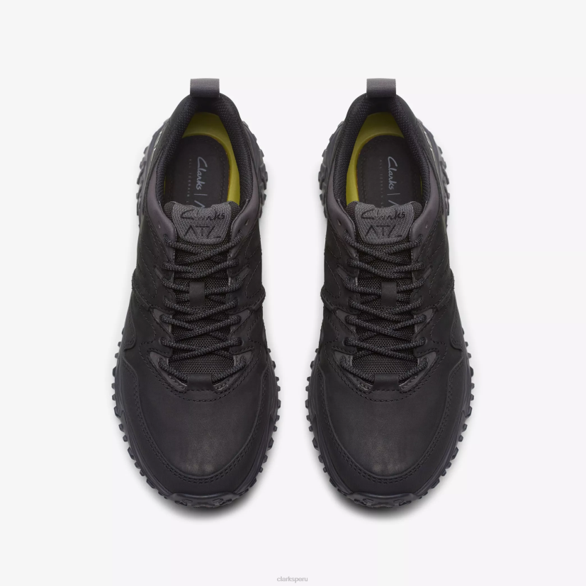 HZVP862 atl caminar ir impermeable cuero negro Clarks