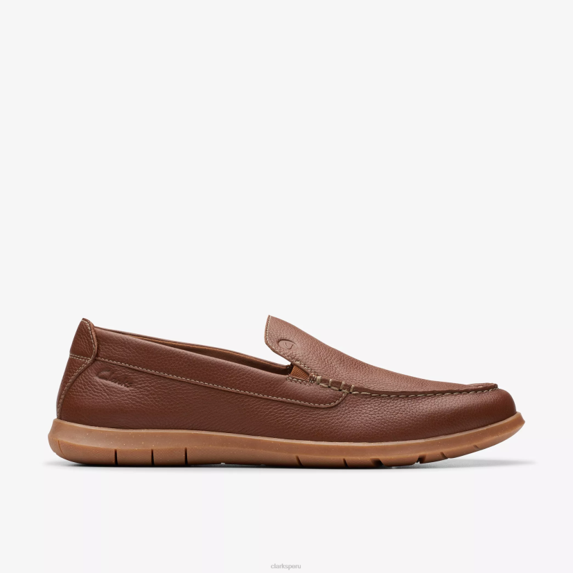 HZVP888 paso flexible cuero marrón claro Clarks
