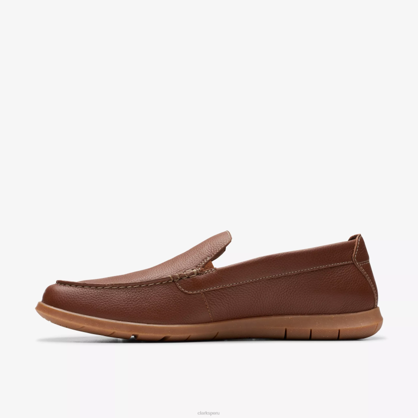 HZVP888 paso flexible cuero marrón claro Clarks
