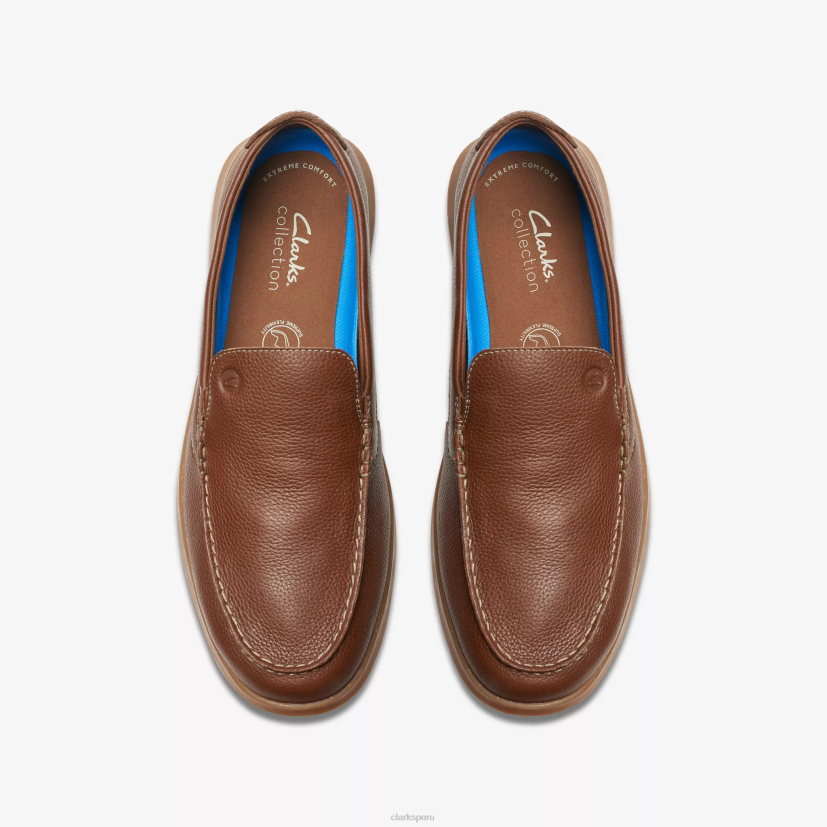 HZVP888 paso flexible cuero marrón claro Clarks