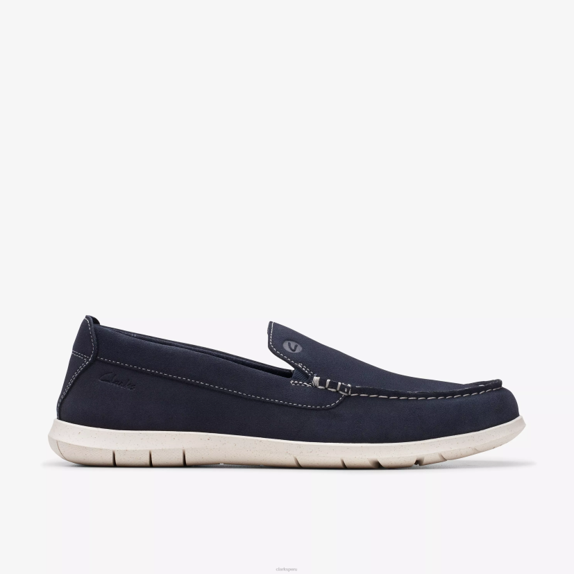 HZVP889 paso flexible gamuza azul marino Clarks