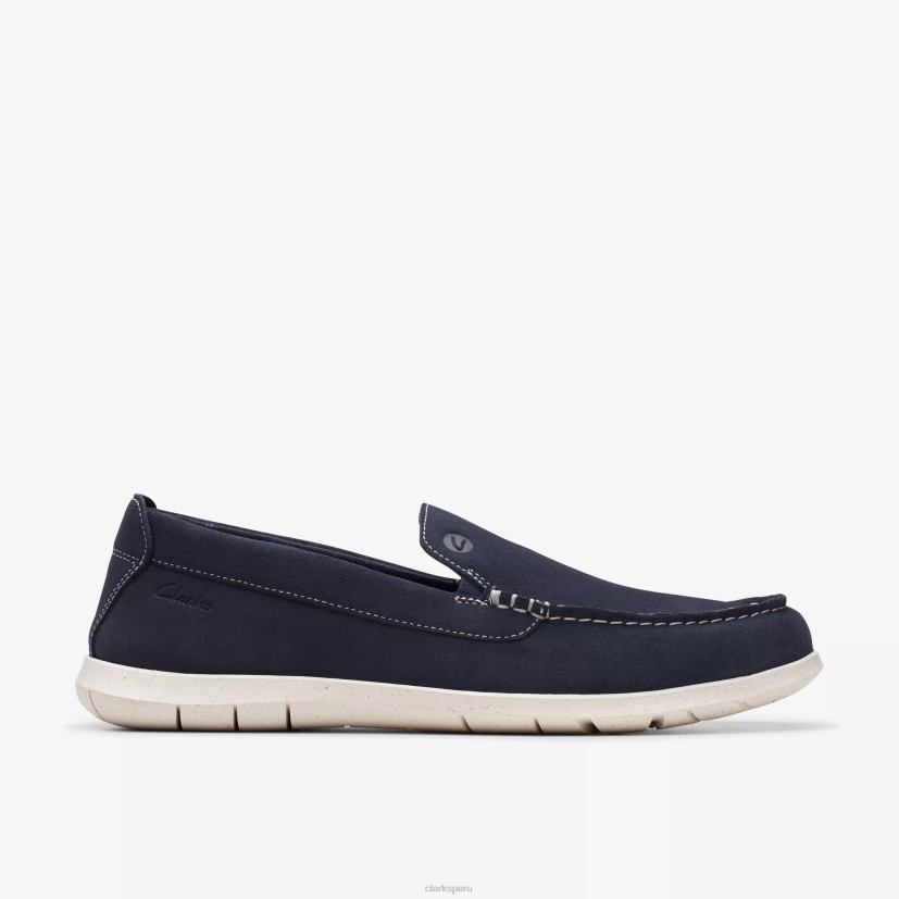 HZVP889 paso flexible gamuza azul marino Clarks