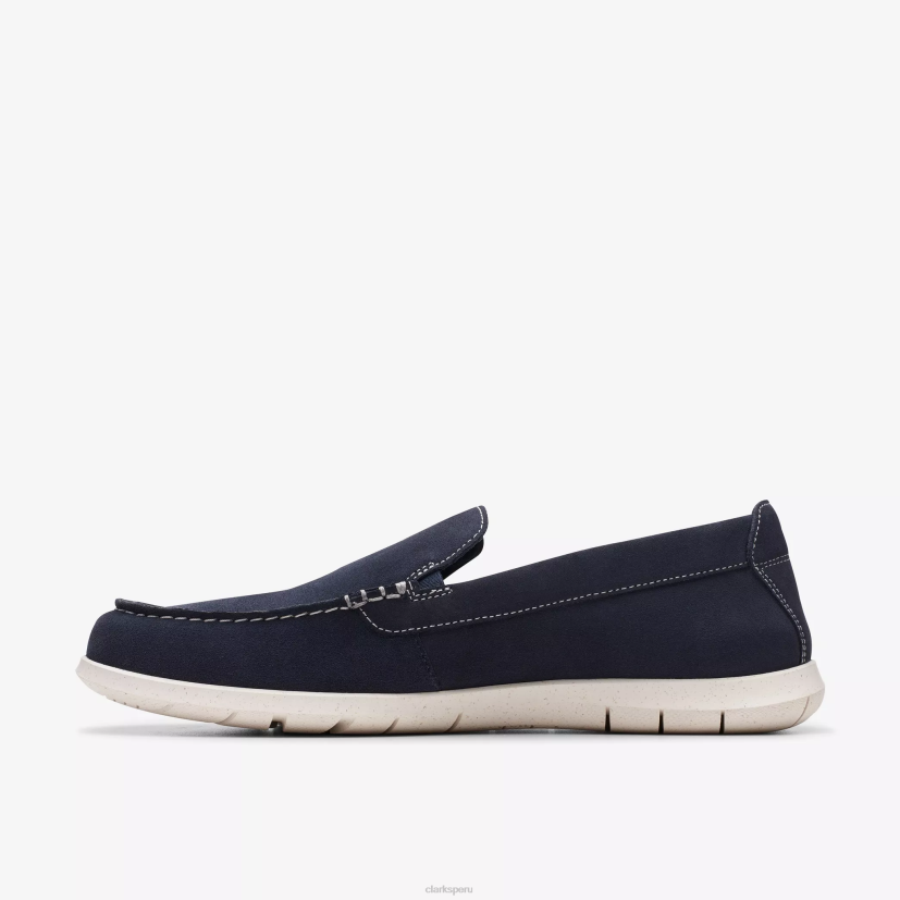 HZVP889 paso flexible gamuza azul marino Clarks