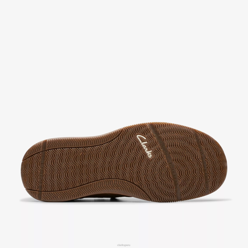 HZVP892 paso de vista de vela nubuck tostado claro Clarks