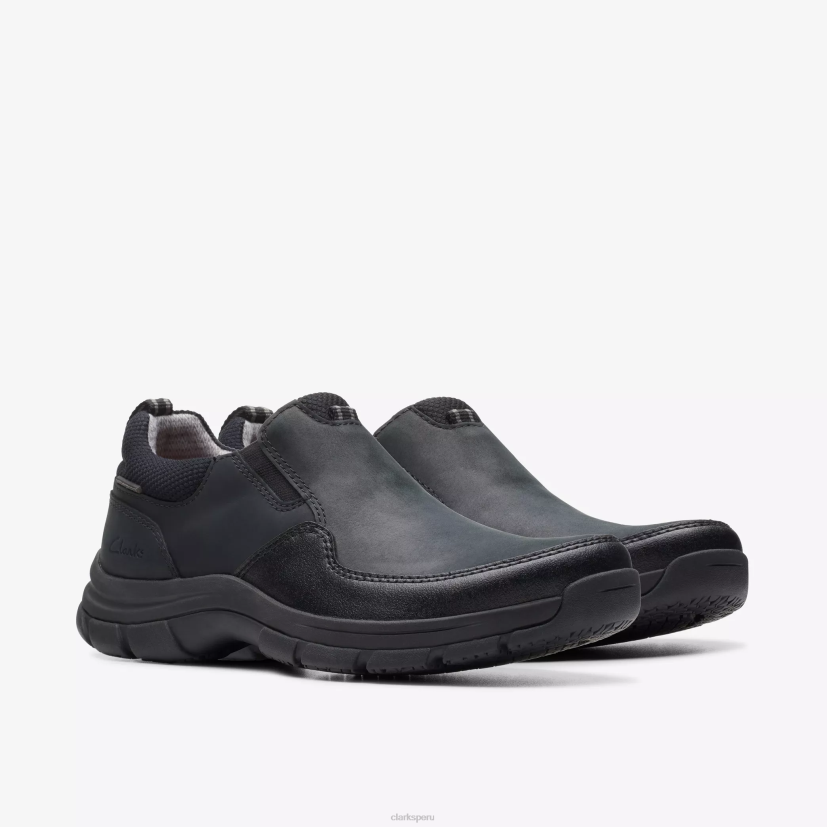 HZVP901 paso de walpath cuero negro Clarks