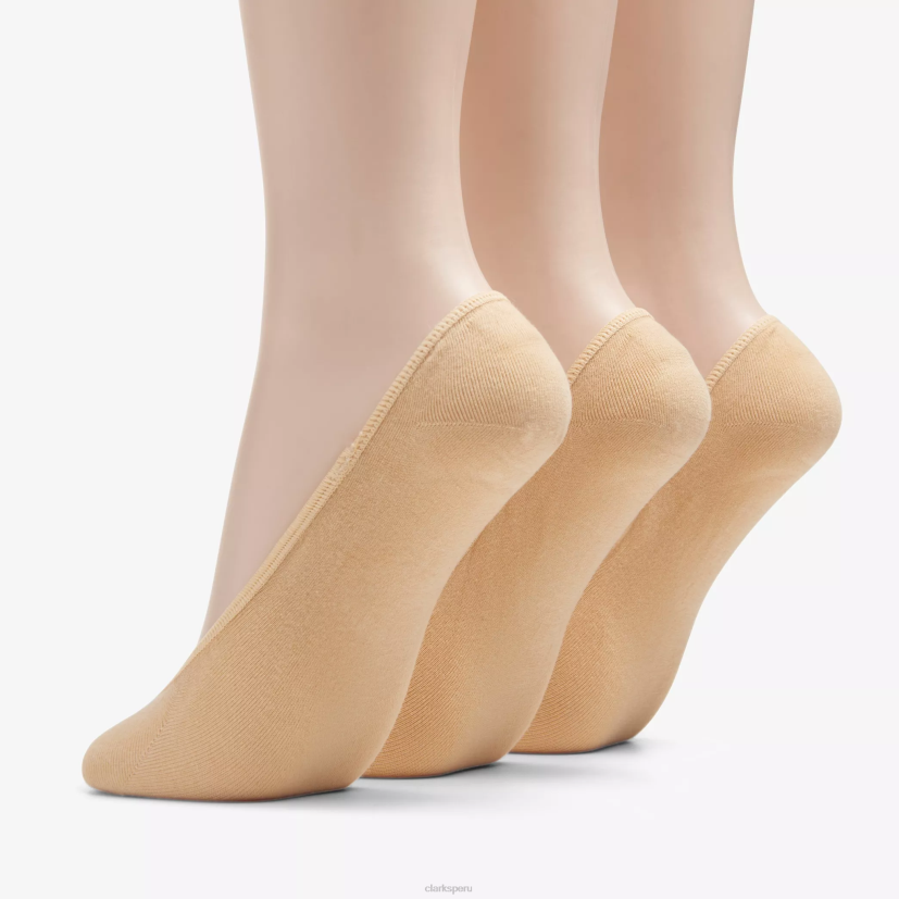 HZVP630 Paquete de 3 forros sólidos. broncearse Clarks