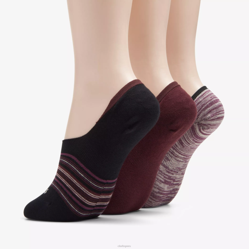 HZVP636 forro de zapatos surtido borgoña Clarks