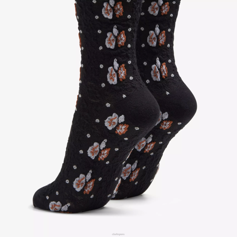 HZVP639 equipo de flores negro Clarks