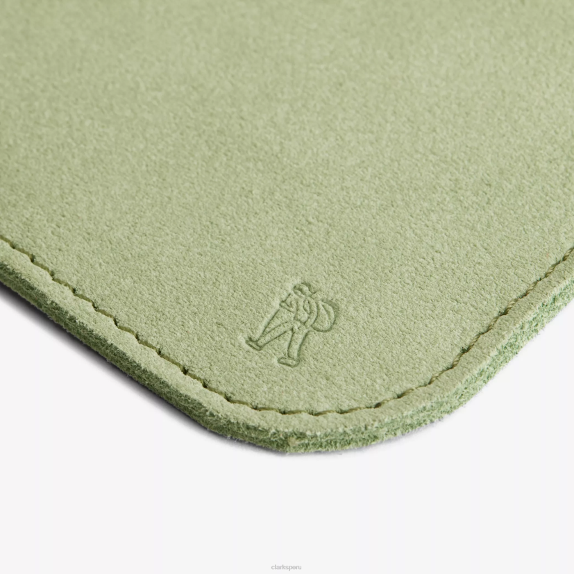 HZVP645 moneda wallabee gamuza verde Clarks