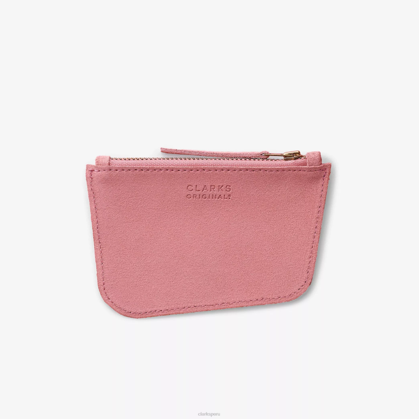 HZVP648 moneda wallabee gamuza rosa Clarks