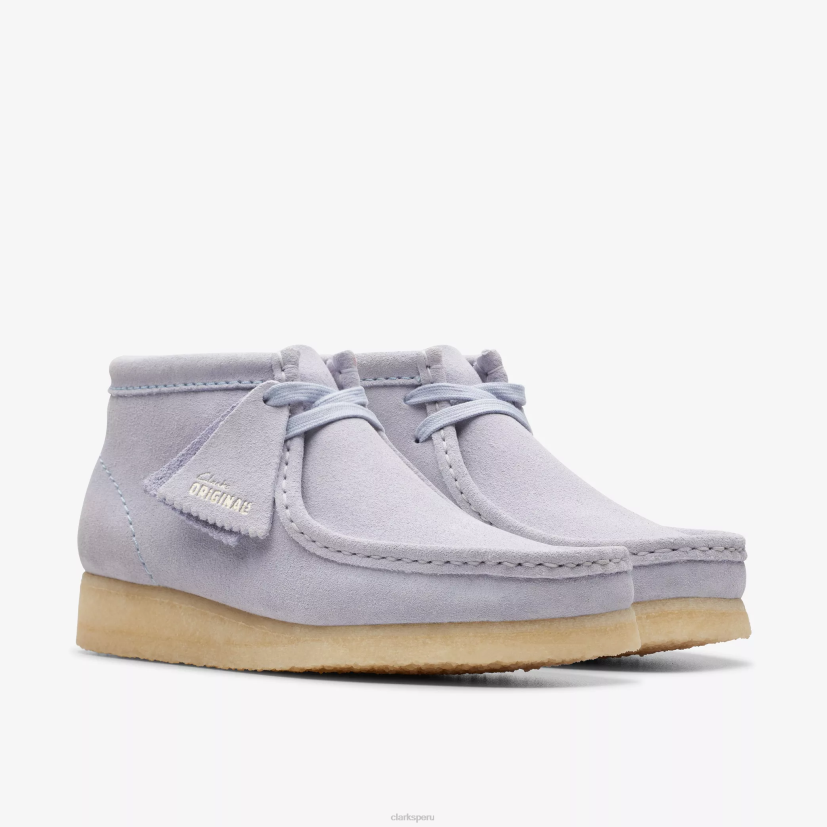 HZVP377 bota wallabee gamuza gris nube Clarks