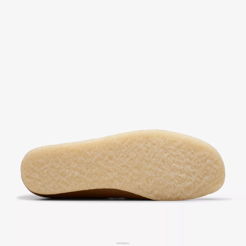 HZVP378 bota wallabee cuero bronceado medio Clarks