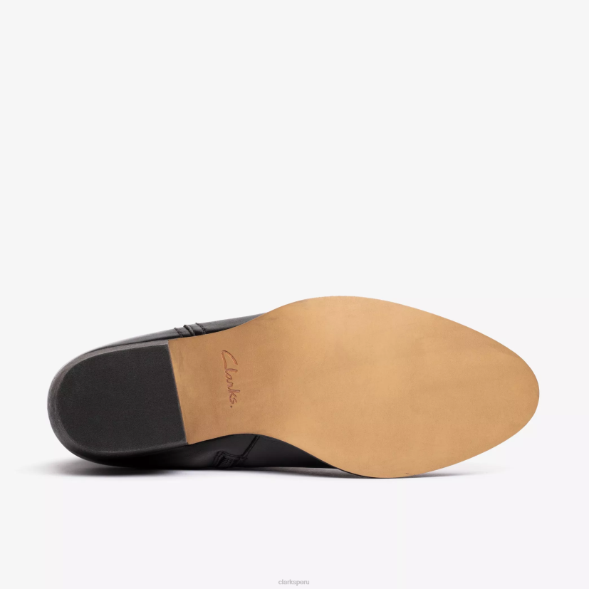 HZVP387 octavia arriba cuero negro Clarks