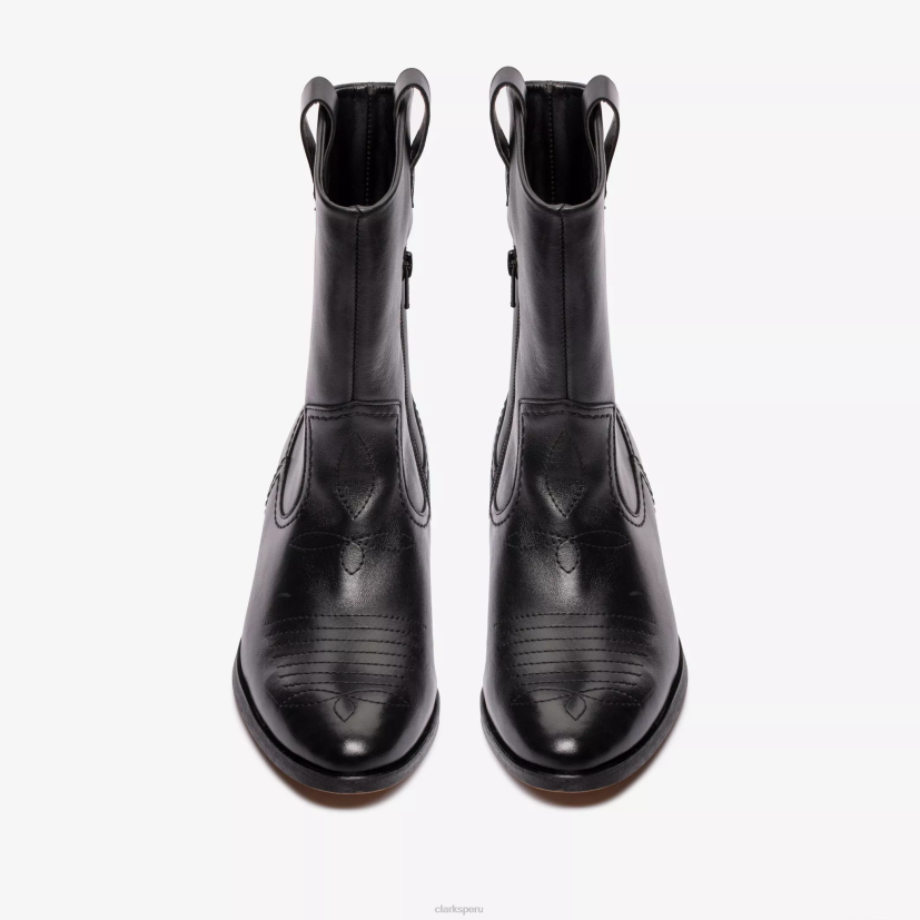 HZVP387 octavia arriba cuero negro Clarks
