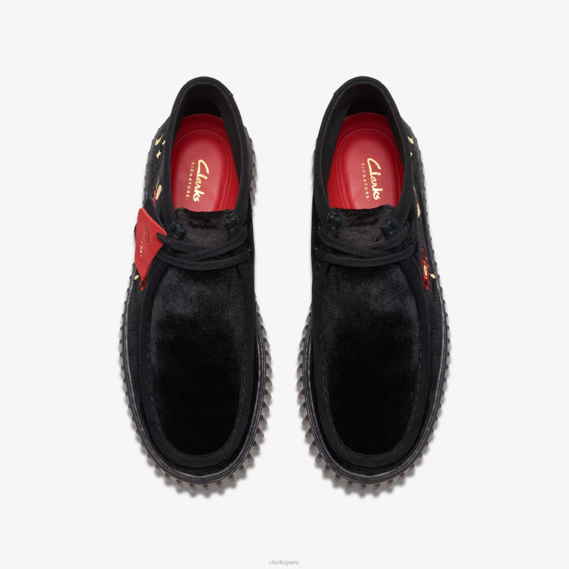 HZVP390 hola torhill terciopelo negro Clarks