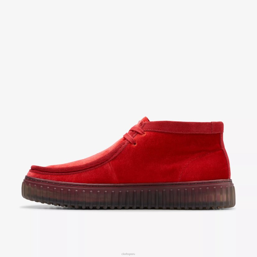 HZVP391 hola torhill terciopelo rojo Clarks