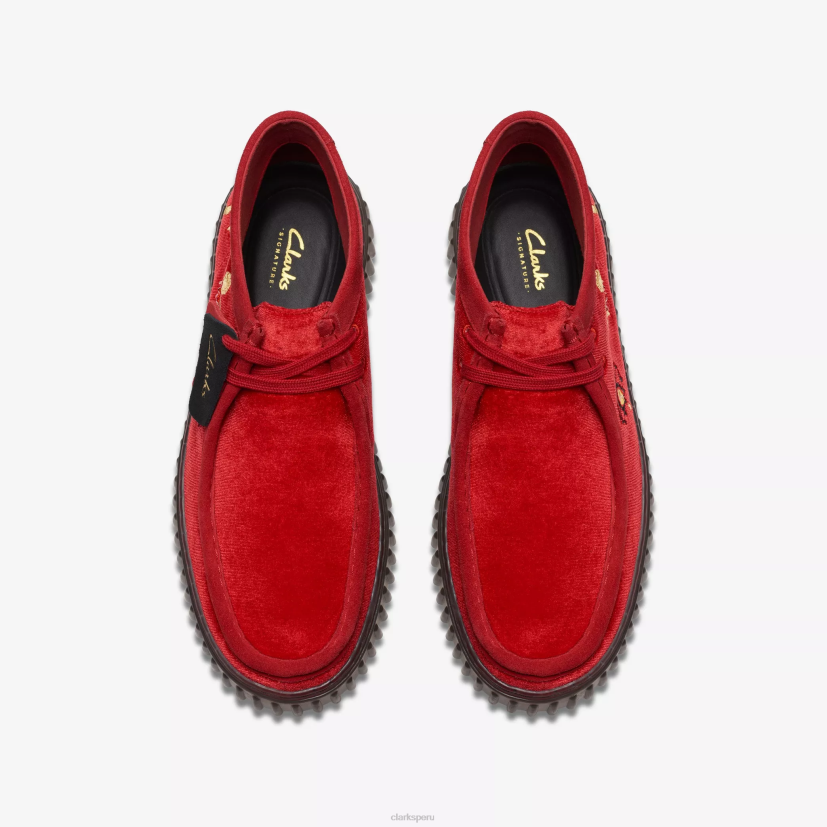 HZVP391 hola torhill terciopelo rojo Clarks