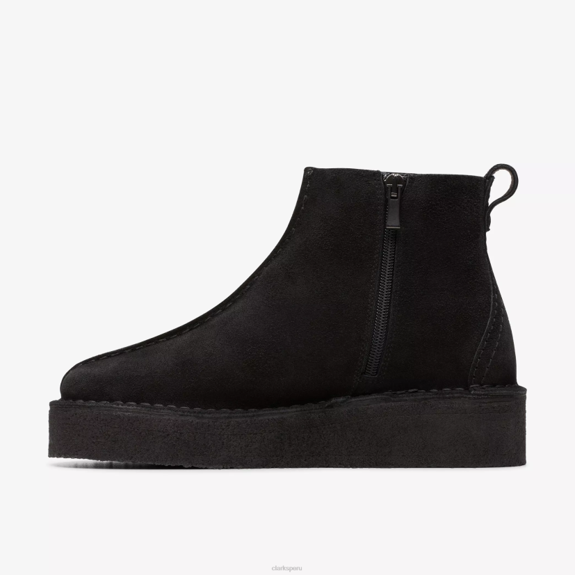 HZVP392 bota de cuña trek ante negro Clarks