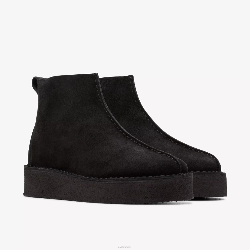 HZVP392 bota de cuña trek ante negro Clarks