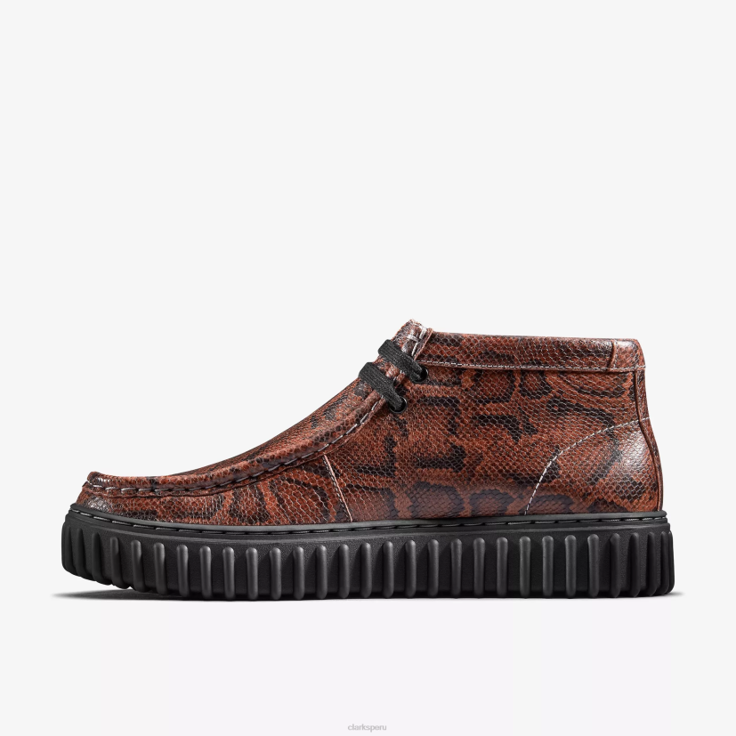 HZVP395 martine rosa torhill hola serpiente marrón Clarks