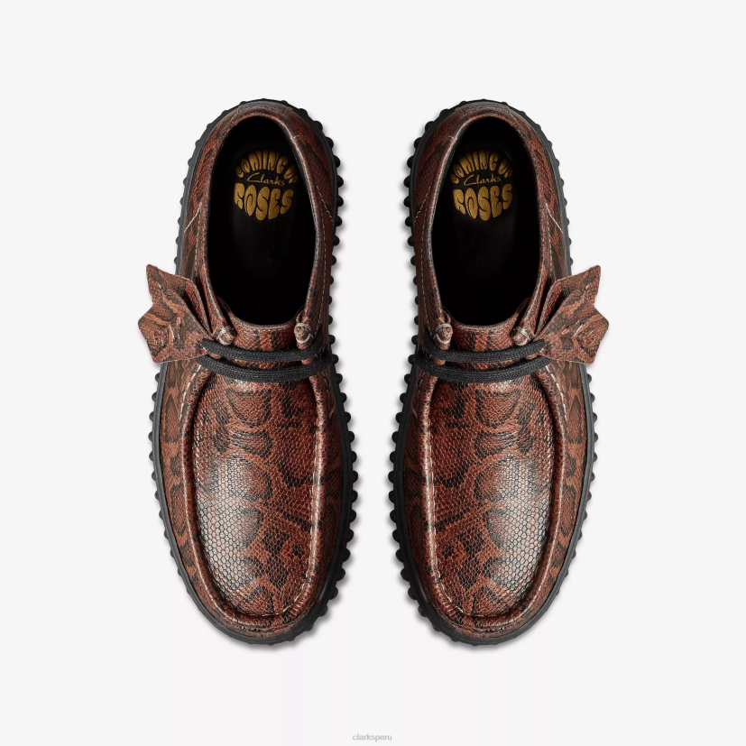 HZVP395 martine rosa torhill hola serpiente marrón Clarks