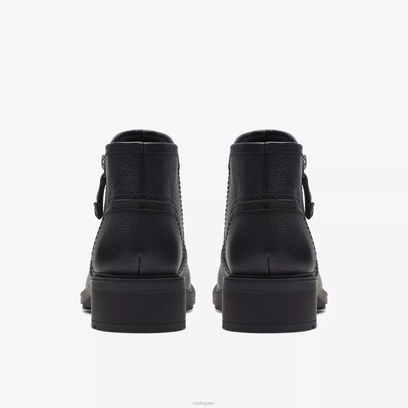 HZVP400 paloma del hogar cuero negro Clarks