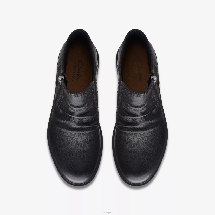 HZVP400 paloma del hogar cuero negro Clarks