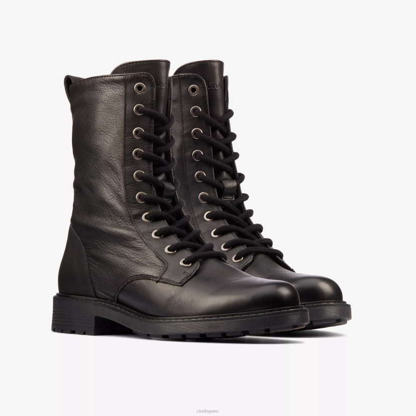 HZVP405 estilo orinoco 2 cuero negro Clarks