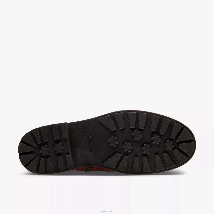 HZVP407 estilo orinoco 2 cuero burdeos Clarks